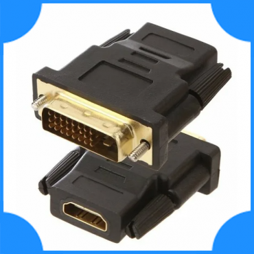 Переходник HDMI-A розетка на DVI-D вилка (А7004)
