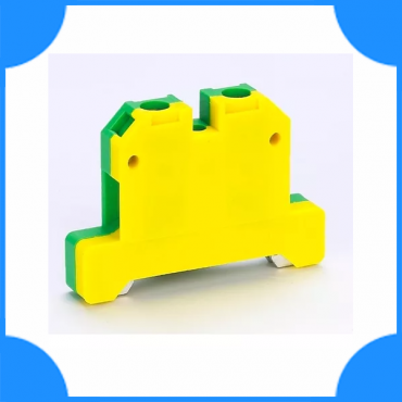 АБК-сила Зажим наборной серии JXB-6мм² (клеммная пара) жёлто-зелёный