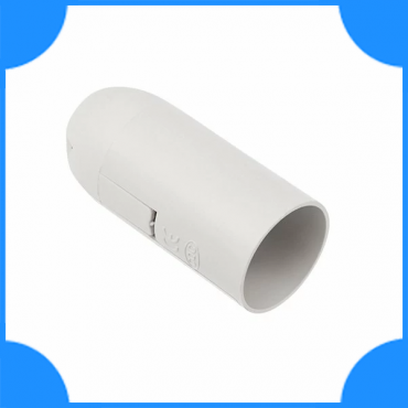 АБК-сила Патрон Е14 подвесной термостойкий пластик белый