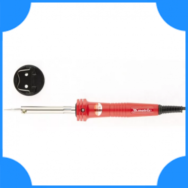 Matrix Паяльник 220v 40w пластиковая ручка, с пониженной теплопроводностью, медный наконечник с долговечным покрытием