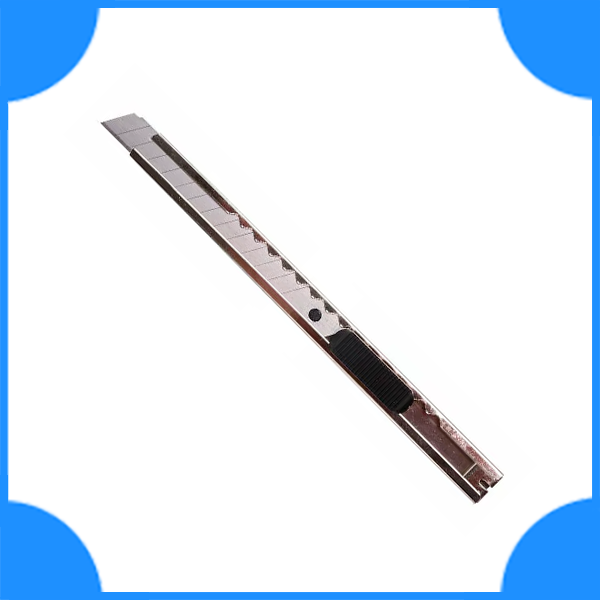Rexant Нож 9мм с сегментированным лезвием, корпус металлический, с клипсой