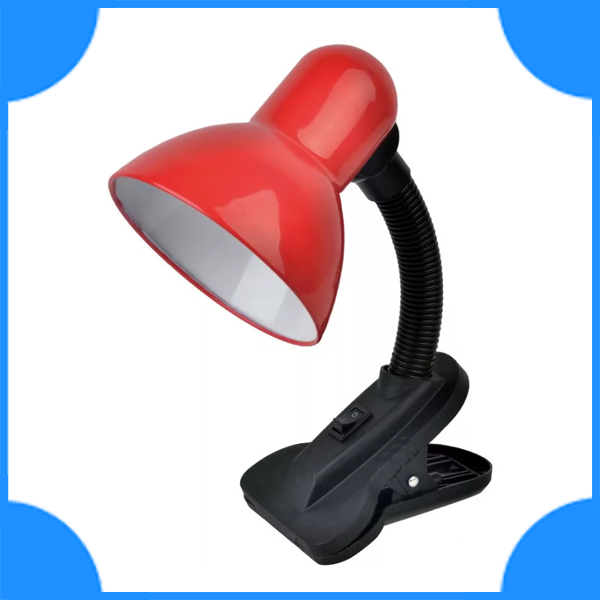 LEEK Настольный светильник TL-108 Е27 прищепка Красный