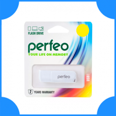 Perfeo Флеш память USB 32GB С07 белая PF-C07W032